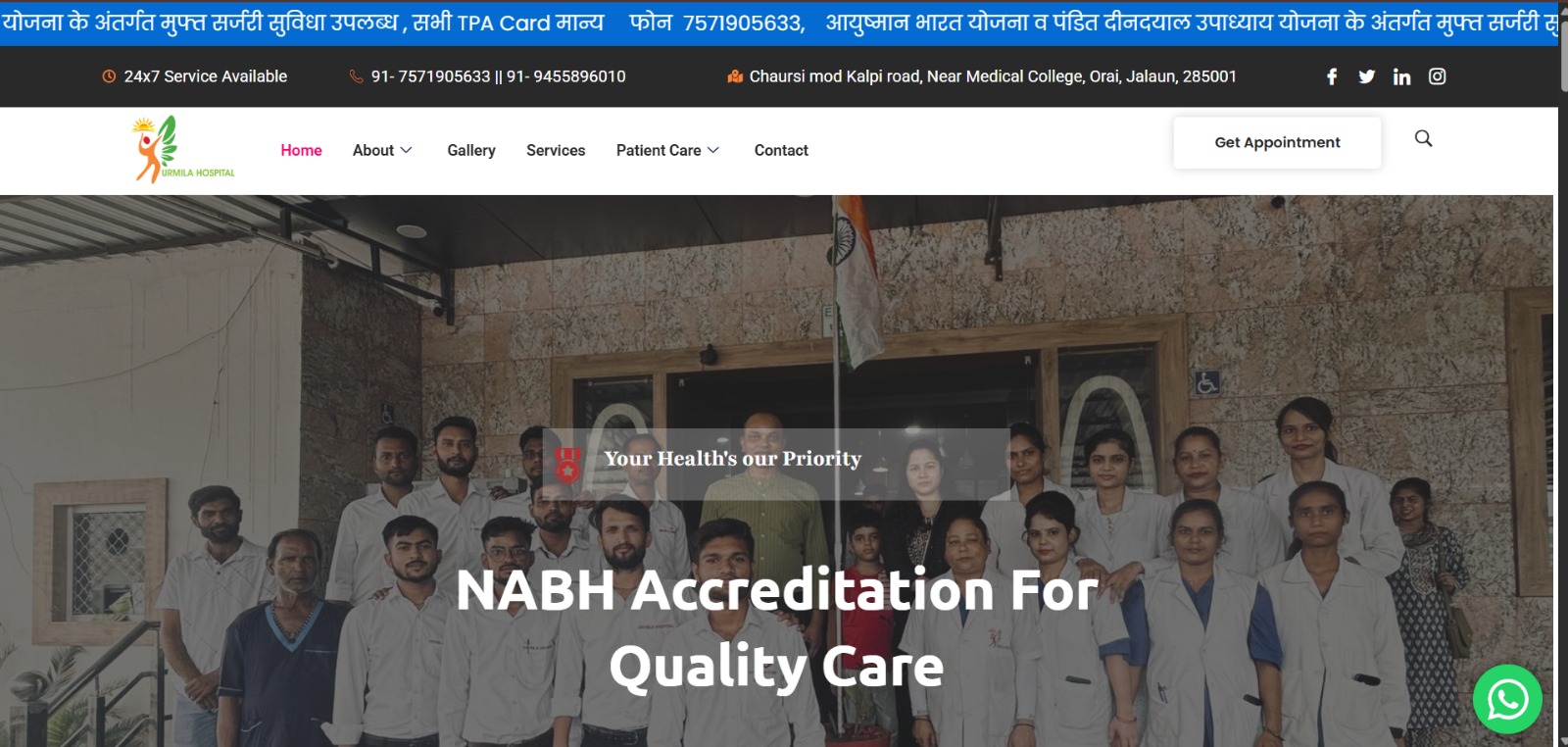 Booking website design preview
